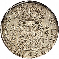 Large Obverse for 4 Reales 1759 coin