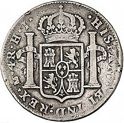 Large Reverse for 4 Reales 1810 coin