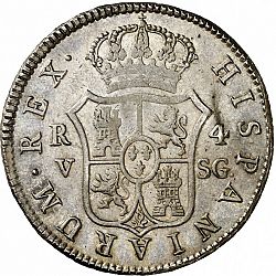 Large Reverse for 4 Reales 1811 coin