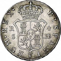 Large Reverse for 4 Reales 1830 coin