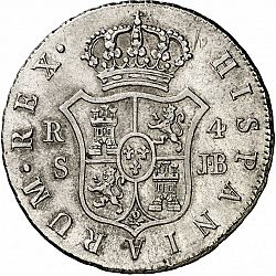 Large Reverse for 4 Reales 1832 coin