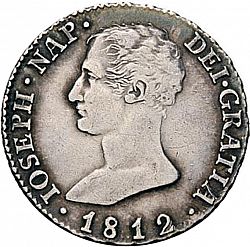 Large Obverse for 4 Reales 1812 coin