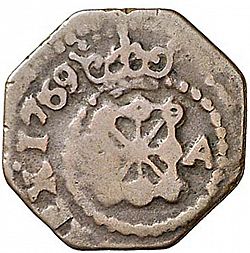 Large Reverse for 4 Cornados 1769 coin