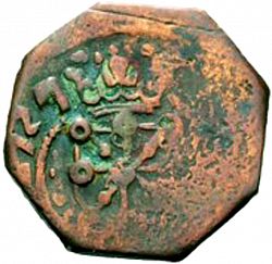 Large Reverse for 4 Cornados 1727 coin