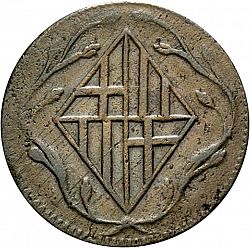 Large Obverse for 4 Cuartos 1811 coin