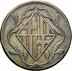 Large Obverse for 4 Cuartos 1812 coin
