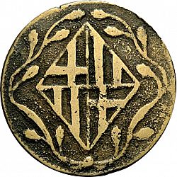 Large Obverse for 4 Cuartos 1813 coin