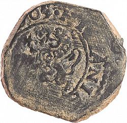 Large Reverse for 4 Maravedies 1605 coin