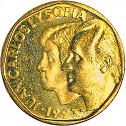Large Obverse for 500 Pesetas 1993 coin
