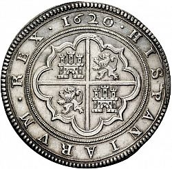 Large Reverse for 50 Reales 1620 coin