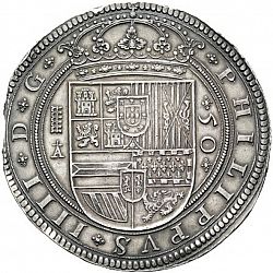 Large Obverse for 50 Reales 1631 coin