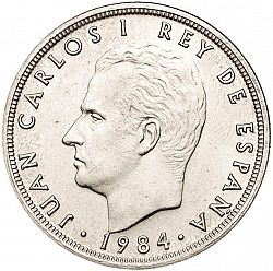 Large Obverse for 50 Pesetas 1984 coin