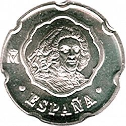 Large Obverse for 50 Pesetas 1996 coin