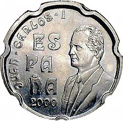 Large Obverse for 50 Pesetas 2000 coin