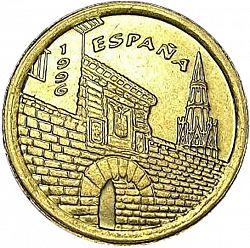 Large Reverse for 5 Pesetas 1996 coin