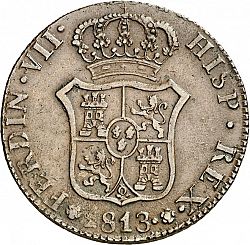 Large Obverse for 6 Cuartos 1813 coin