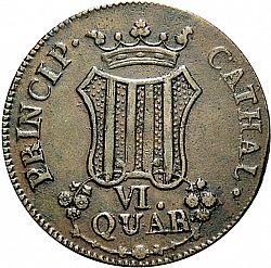 Large Reverse for 6 Cuartos 1810 coin