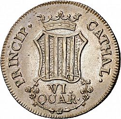 Large Reverse for 6 Cuartos 1811 coin