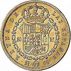 Large Reverse for 80 Reales 1841 coin