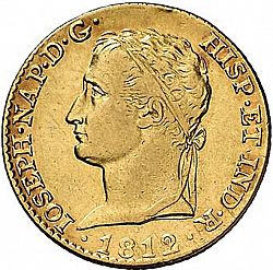 Large Obverse for 80 Reales 1812 coin