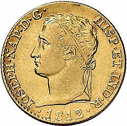 Large Obverse for 80 Reales 1812 coin
