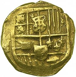 Large Obverse for 8 Escudos 1666 coin
