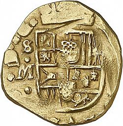 Large Obverse for 8 Escudos 1673 coin