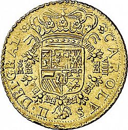 Large Obverse for 8 Escudos 1699 coin
