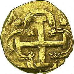 Large Reverse for 8 Escudos 1666 coin