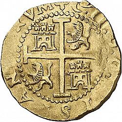 Large Reverse for 8 Escudos 1698 coin