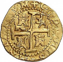 Large Reverse for 8 Escudos 1700 coin