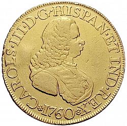 Large Obverse for 8 Escudos 1760 coin