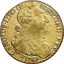 Large Obverse for 8 Escudos 1769 coin