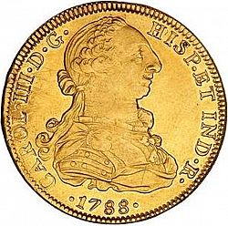 Large Obverse for 8 Escudos 1788 coin
