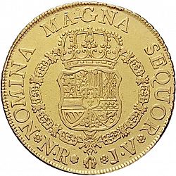 Large Reverse for 8 Escudos 1760 coin