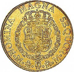 Large Reverse for 8 Escudos 1760 coin