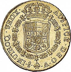 Large Reverse for 8 Escudos 1772 coin