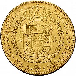 Large Reverse for 8 Escudos 1772 coin