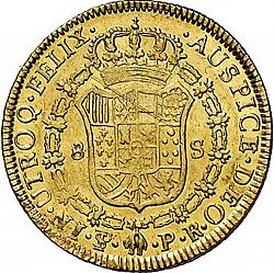 Large Reverse for 8 Escudos 1782 coin