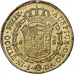 Large Reverse for 8 Escudos 1783 coin