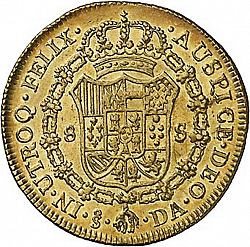 Large Reverse for 8 Escudos 1784 coin