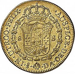 Large Reverse for 8 Escudos 1785 coin