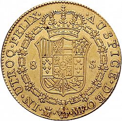 Large Reverse for 8 Escudos 1788 coin