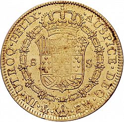 Large Reverse for 8 Escudos 1790 coin