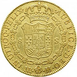 Large Reverse for 8 Escudos 1791 coin
