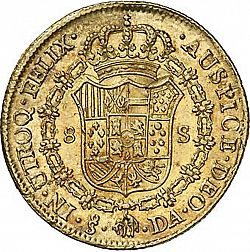 Large Reverse for 8 Escudos 1794 coin