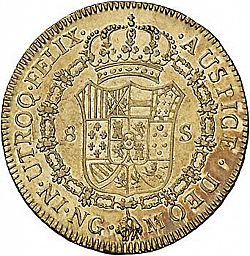 Large Reverse for 8 Escudos 1794 coin