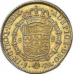 Large Reverse for 8 Escudos 1795 coin