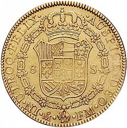 Large Reverse for 8 Escudos 1799 coin