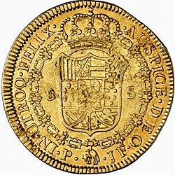 Large Reverse for 8 Escudos 1807 coin